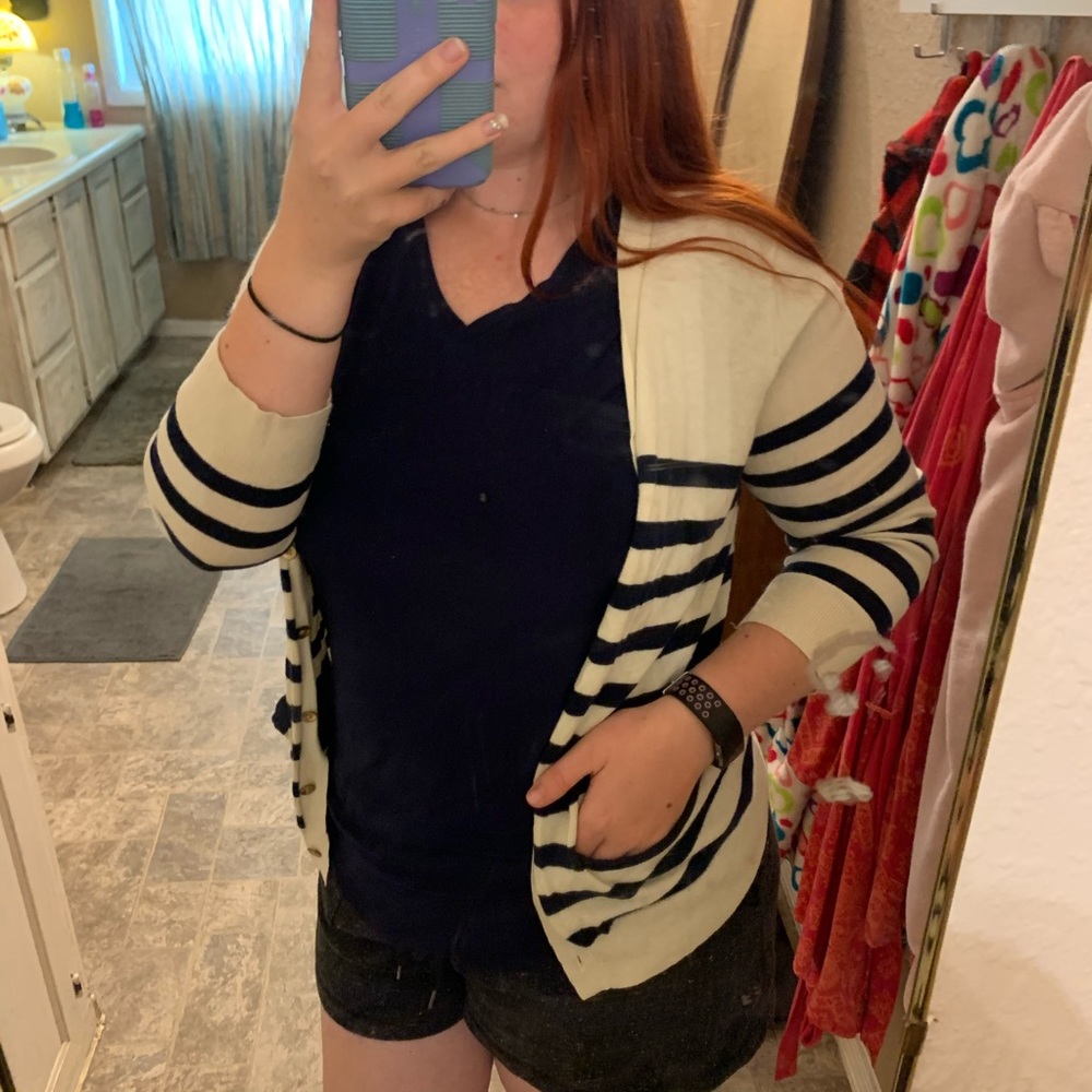 Tee and Cardigan